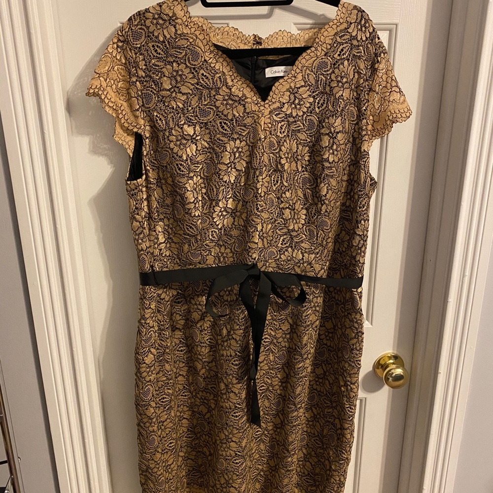 Stylish Lace Calvin Klein Dress